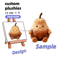 Peluche Fruitée Moelleuse Personnalisée – Adorable Mascotte Kawaii pour Enfants, Idéale pour Fêtes et Décoration Intérieure