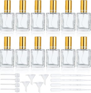 Botellas de spray vacías Contenedor recargable Atomizador de perfume Pulverizador de niebla fina de vidrio - Product Image 1