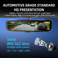 8.2"/9.2"/9.6"/9.66" Perekam Video Lensa Ganda CarPlay Kamera Dasbor LVDS Cermin Spion Layar Sentuh AI Perekaman Berulang WiFi BT