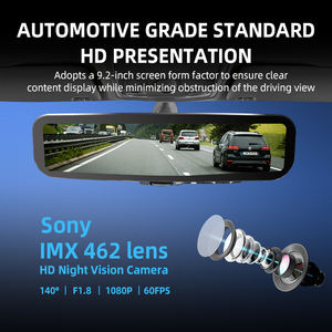 Caméra de tableau de bord LVDS à double objectif 8,<span class=keywords><strong>2</strong></span>''/9,<span class=keywords><strong>2</strong></span>''/9,6''/9,66'' avec CarPlay, écran tactile, enregistrement en boucle IA, WiFi et Bluetooth - Product Image 3