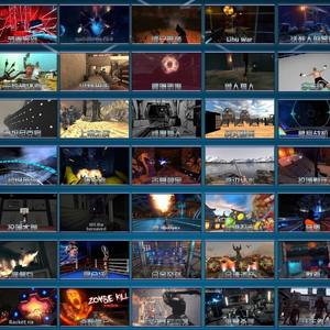 Peralatan Game Tembak-menembak Realitas Virtual dengan Sensor Gerak untuk <span class=keywords><strong>2</strong></span> Orang - Product Image 4