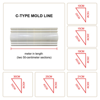 Le fabricant fournit des moules décoratifs en béton, des moules en plastique ABS pour corniches, des moules de formage pour la décoration extérieure des avant-toits en ciment.