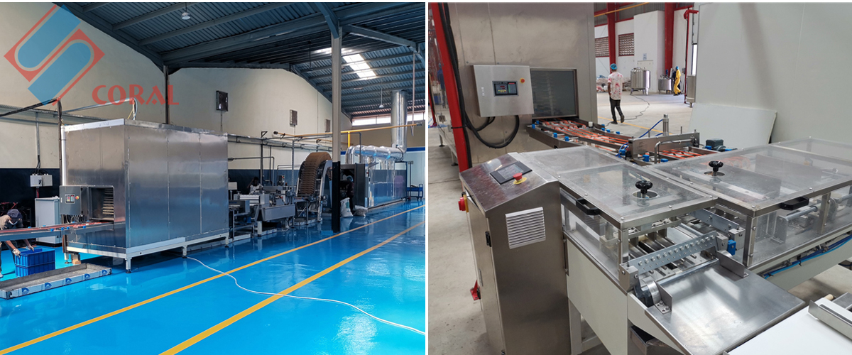 Good quality Factory sale directly flat wafer complete machinery wafer biscuit production line machine making wafer