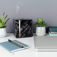 Diffuseur d'arôme et d'huile essentielle électrique de 200ml, humidificateur à brouillard d'air, en céramique, disponible en 7 couleurs, offre spéciale
