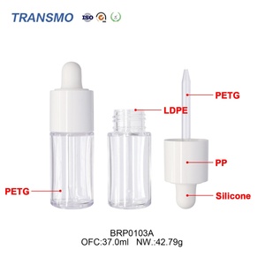 Botella de Plástico con Gotero, Personalizable con Logotipo, Botellas de Plástico con Gotero de 37 ml, Envase de Plástico con Gotero - Product Image 3