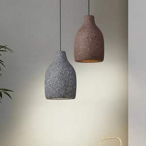 Original Design Japanese Wabi-Sabi Style Chandelier Cream-Color <b>Bedroom</b> Dining Room <b>Light</b> with 3D Printing Logo AC Power Source - Product Image 5