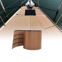 Melors Plancher marin de terrasse synthétique antidérapant de qualité supérieure Plancher de bateau en teck PVC
