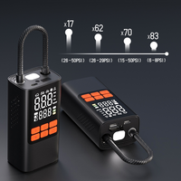 Gonfleur de pneus électrique portable sans fil en ABS avec écran LED, pompe à air numérique pour pneus de voiture - Compresseur d'air 12V