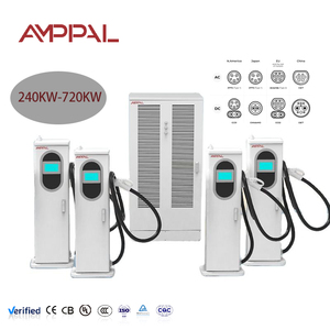 AMPPAL 240KW-720KW Station de charge double pistolet Ev Stations de charge commerciales pour voitures <span class=keywords><strong>électrique</strong></span>s Station de charge rapide GBT CCS2 - Product Image 1