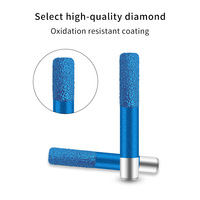 Diamante Granito Mármol Máquina de grabado Herramienta Soldadura CNC Piedra Tallado Router Bits OEM