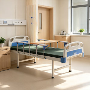<span class=keywords><strong>Lit</strong></span> médical plat durable avec barrières de sécurité pour les soins aux patients à domicile et dans les établissements de santé - Product Image 1