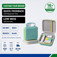 Étui de transport EVA avec logo personnalisé, insert en mousse et poignée, antichoc, étanche, étui de protection pour outils