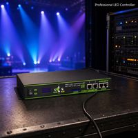 Controlador de Luces LED DMX Profesional de 8 Puertos SPI, Reproducción Fuera de Línea con Art-Net y Tarjeta SD, MADRIX para Luces de Escenario, Accesorios de Iluminación
