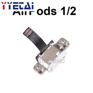 YYT - Conector de Interfaz <span class=keywords><strong>Lightning</strong></span> para Apple <span class=keywords><strong>AirPods</strong></span> 1 2 3 Pro A2190, Compartimento de Batería para Auriculares, Puerto de Carga, Base de Carga - Product Image 2