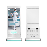 Écran d'affichage numérique LCD commercial intérieur de 55 pouces, kiosque interactif vocal alimenté par l'IA, Android Windows, matériel uniquement
