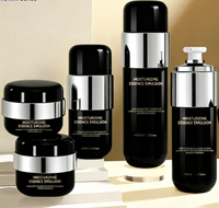 Pots en verre cosmétiques de luxe premium 30g 50g 30ml 50ml 100ml 120ml pour crème visage, crème contour des yeux, avec logo personnalisé et capuchon pour soins personnels
