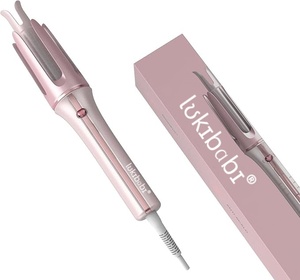 ลูกิอาบบี HAIR CUPID'S CHARM ONE-TOUCH INSTANT CURLER, เครื่องม้วนผมอัตโนมัติสีชมพู 25 มม. ปลั๊กแบบ UK - Product Image 3
