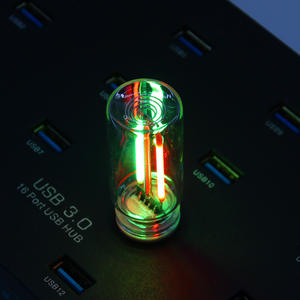 Lampe de nuit USB pour voiture, lampe à filament LED tactile à intensité variable, éclairage portable, plug and play, lumière d'ambiance décorative pour voiture, chambre à coucher - Product Image 4