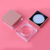 Boîte à poudre compacte multicolore couleur blanche, nouveau Style de luxe, petit écran, Pp rechargeable, conteneur de poudre compacte ample