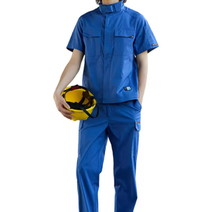 Construcción personalizada Durable al aire libre Fábrica Ropa DE TRABAJO Caldera Traje Soldadura Uniforme general - Product Image 4
