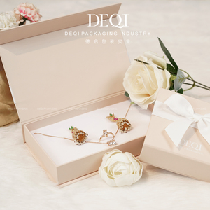 Hộp Quà Trang Sức Thời Trang Có Dây Thắt Nơ Vòng Tay Vòng Cổ Hoa Tai Vòng Cổ Hộp Giấy Bao Bì Trang Sức Nhỏ - Product Image 5