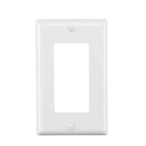 Plaque murale rectangulaire en plastique pour prise/sortie/prise (taille Standard 4.5x2.75 pouces)