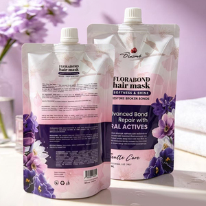 Sachet Doypack Personnalisé en Gros avec Bec Verseur, Pochette Plastique Refermable pour Emballage de Liquides (Lotion Corporelle, Détergent) de 500 ml - Product Image 5