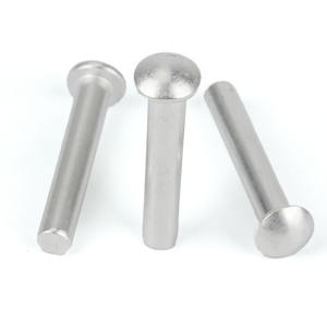 GB 867 Aluminium ronde kop klinknagels, gladde afwerking, massief aluminium klinknagel - Product Image 1