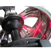 Machine d'équilibrage de roues durable, directement de l'usine, avec mesure laser, précision 1g, vitesse 220 tr/min, norme CE, prise en charge OEM
