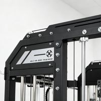 Machine Smith multi-stations commerciale avec crossover par câble et rack de musculation pour entraînement complet du corps – Équipement de gym