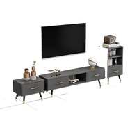 Minimalistisches Modernes Nordisches Holz-TV-Schrank und Couchtisch-Set für Kleine Wohnungen Multifunktionale Luxusmöbel