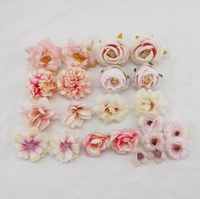 Premium Quality Bag Pack Gemischte künstliche Blumen köpfe für Hochzeit Geburtstags feier Weihnachts kuchen Dekorieren Zubehör Wand dekoration