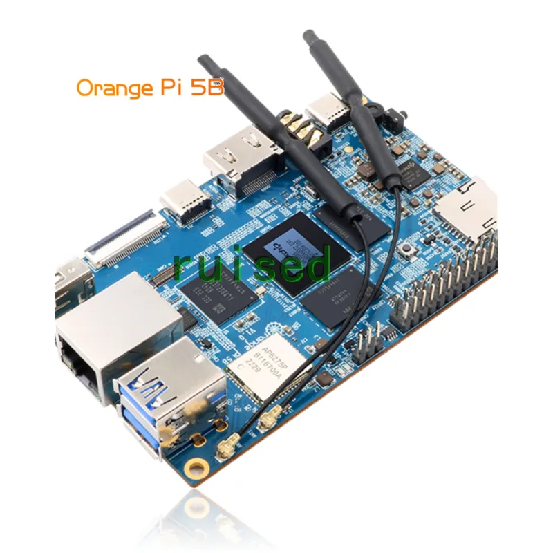 Orange Pi 5B 4G32G 8G32G 16G128G 16G256G Ram Computadora de placa única RK3588S 128GB EMMC Wifi BT Placa de desarrollo