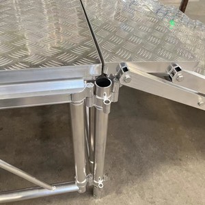 Nhà sản xuất của gấp nâng hoạt động Hợp kim nhôm bảng Sân Khấu Cầu Thang di động cải tạo thang khung giàn hiển thị - Product Image 3