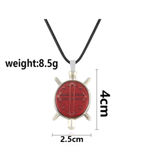 Collar Davitu <span class=keywords><strong>Hunter</strong></span> X <span class=keywords><strong>Hunter</strong></span>, Colgante de Metal con Cruz de <span class=keywords><strong>Gon</strong></span> <span class=keywords><strong>Freecss</strong></span>, Cadena de Cuerda, Collares para Mujeres y Hombres, Regalos con Dijes, Joyería de Anime Japonés - Product Image 6