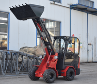 Chargeuse sur pneus compacte HAIJU M910T avec flèche télescopique, capacité de charge de 1000 kg, 4x4, hydraulique, vente directe usine à prix avantageux