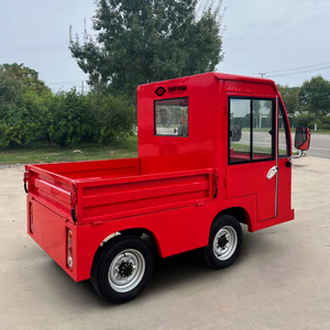 Venta Directa de Fábrica: Carro Plataforma Eléctrico de 4 Ruedas con Volante, a Batería, para Obras de Construcción - Product Image 3