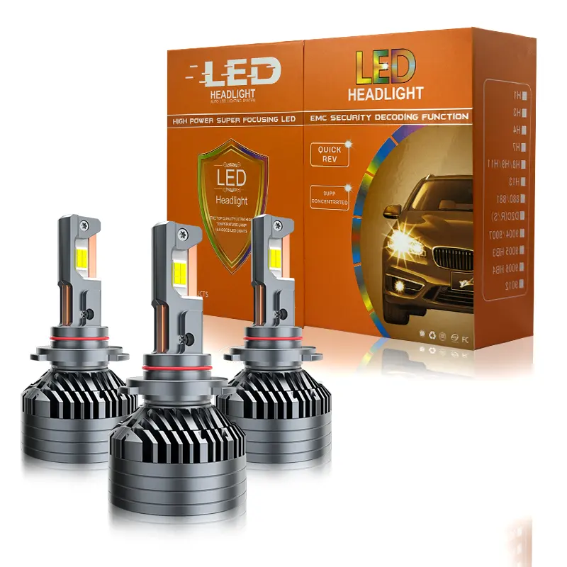 UBENITLED車のヘッドライトHulb240w超高輝度H4H7ブルースLed Para LUZ H11 Focos 90059006 Faro LEDヘッドライト電球