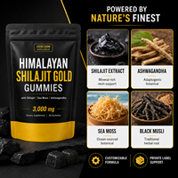 Bonbons gélifiés Shilajit Gold, complément énergétique pour adultes, amélioration musculaire