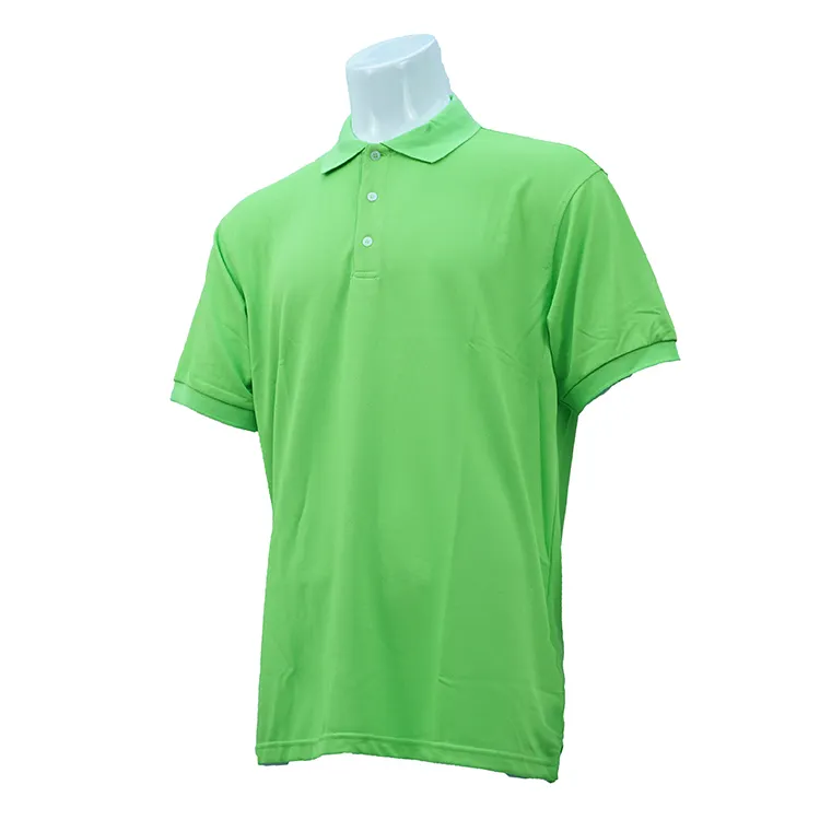 Kaus polo golf pria lengan pendek polos kasual kustom kaus polo bordir katun 100% seragam perusahaan logo kustom