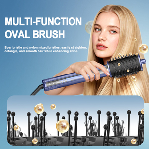 Ad alta velocità Brushless capelli strumenti phon Dryer Set Air Wrap Styler salone spazzola ad aria calda 1400W fon spazzola a caldo per capelli - Product Image 3