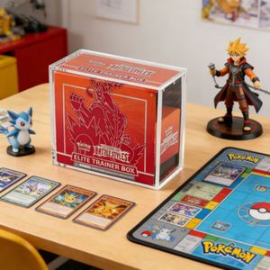 Boîte de présentation en acrylique pour Pokémon Battle Styles Elite Trainer Box, couvercle protecteur transparent pour le rangement et la présentation des cartes - Product Image 3