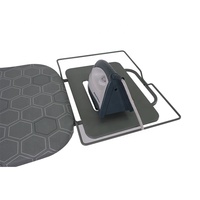 Grande planche à repasser en métal personnalisée en gros Table à repasser pliable à dix niveaux avec réglage de la hauteur