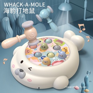 Jouet Whack A Mole pour les tout-petits de 0 à 24 mois, jeu de martelage éducatif à piles, unisexe - Product Image 1