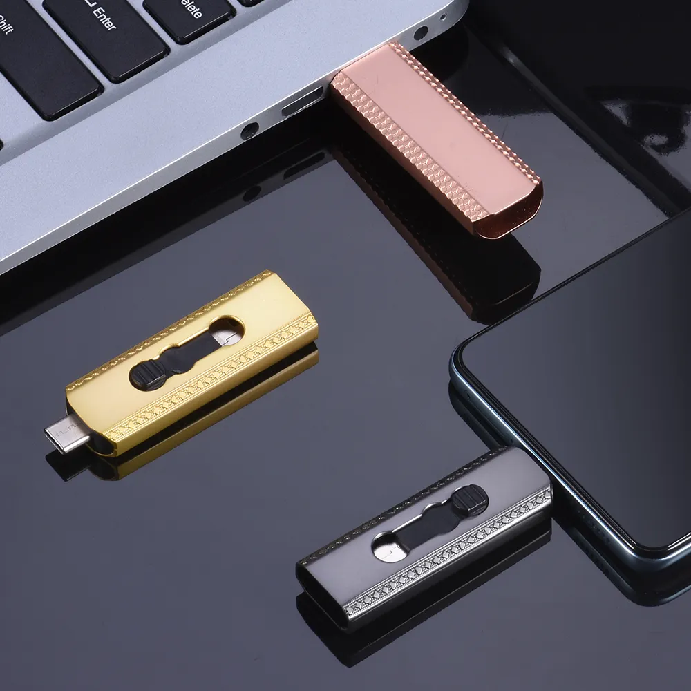 JASTER 2 In 1 Pendrive Tipe-c 16GB 32GB Cles Usb 3.0 Stick 64GB Smartphone Otg 128G Usb C Flash Drive Thumb Drive