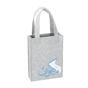 กระเป๋าโท้ทผ้าสักหลาดสำหรับนักเรียน ราคาโรงงาน OEM ใช้ในชีวิตประจำวัน รับทำโลโก้ตามสั่ง ของขวัญ กระเป๋าผ้าสักหลาด วัสดุเป็นมิตรกับสิ่งแวดล้อม - Product Image 3