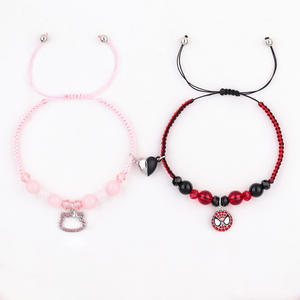 אופנה 2 יח'\סט צבע רב-צבע אבן טבעית חרוז יוגה ידידות מרחק מגנט זוג תכשיטים - Product Image 5