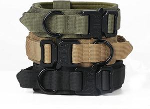 <span class=keywords><strong>Collar</strong></span> táctico de alta resistencia para perros grandes, <span class=keywords><strong>collar</strong></span>ín de seguridad fuerte con relleno para entrenamiento de mascotas - Product Image 3