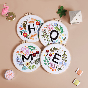 Kit de bordado completo de pasatiempo <span class=keywords><strong>para</strong></span> adultos, punto de cruz DIY hecho a mano con flor, regalo de amor <span class=keywords><strong>para</strong></span> decoración del hogar - Product Image 3