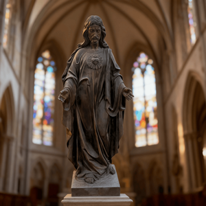 Statua in Rame di <span class=keywords><strong>Maria</strong></span> e <span class=keywords><strong>Gesù</strong></span> che si Tengono <span class=keywords><strong>per</strong></span> Mano, Realizzata su Misura, Alta Qualità, Stile Moderno, Fusione <span class=keywords><strong>a</strong></span> Cera Persa - Product Image 2